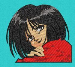 Anime Girl Free Embroidery Design