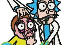 Rick and Morty Free Embroidery Design