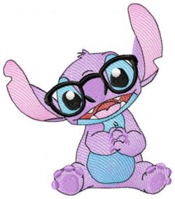 Stitch With Glasses Free Embroidery Design