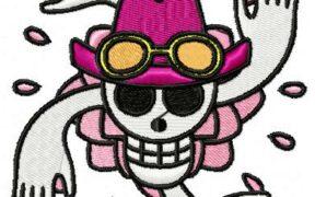 Nico Robin Skill Hands Free Embroidery Design