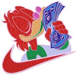 Swoosh x Duck Loves Money Embroidery Design