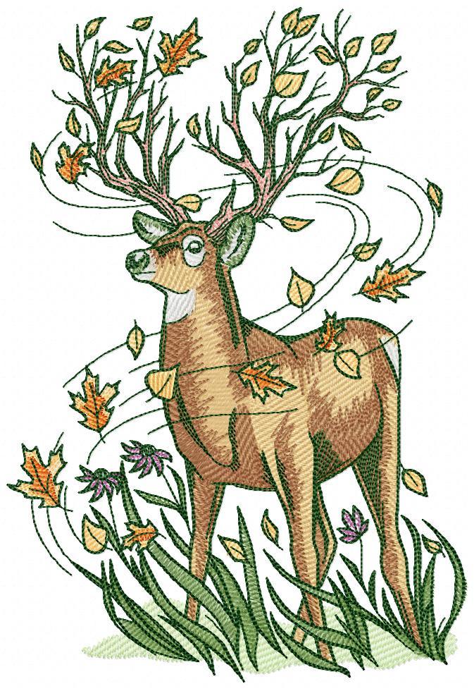 Gazelle Free Embroidery Design