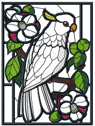 White Bird Free Embroidery Design