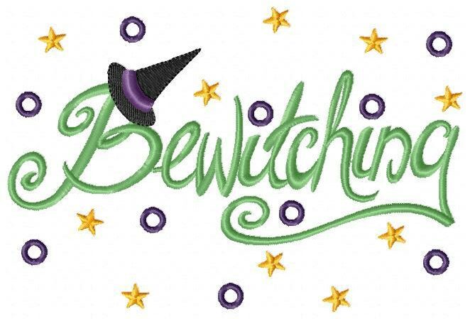 Bewitching Free Embroidery Design