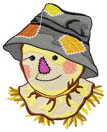 Halloween Snowman Free Embroidery Design