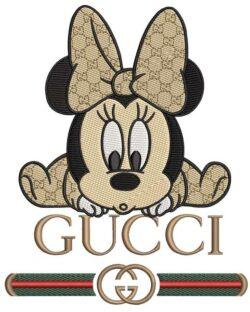Minnie Baby Mouse Girl Free Embroidery Design