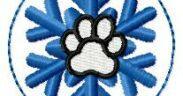 Embrace Winter Magic with the Snow Paw Feltie Free Embroidery Design