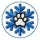 Embrace Winter Magic with the Snow Paw Feltie Free Embroidery Design