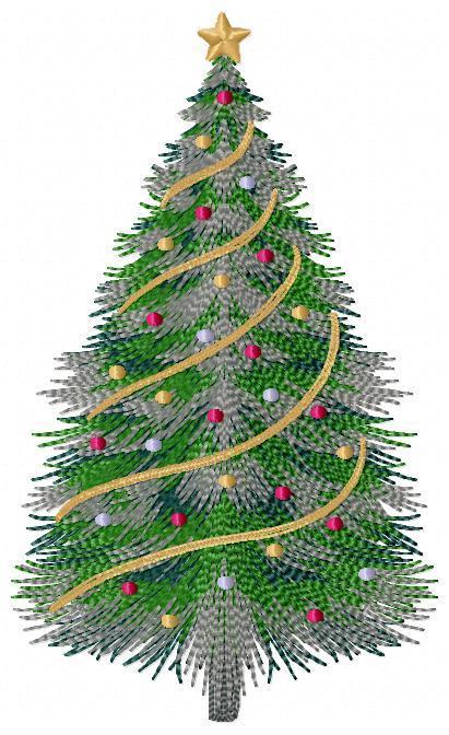 Star Tree Free Embroidery Design