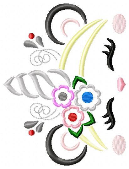 Unicornhorntiaraembi S In Free Embroidery Design