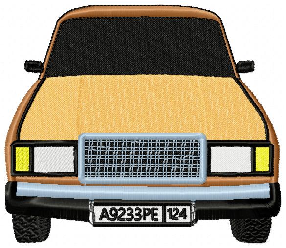 Classic Car Free Embroidery Design