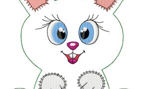 Real Bunny Free Embroidery Design