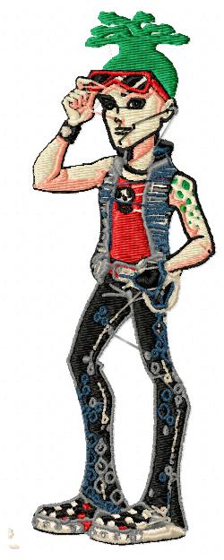 Deuce Boy Free Embroidery Design