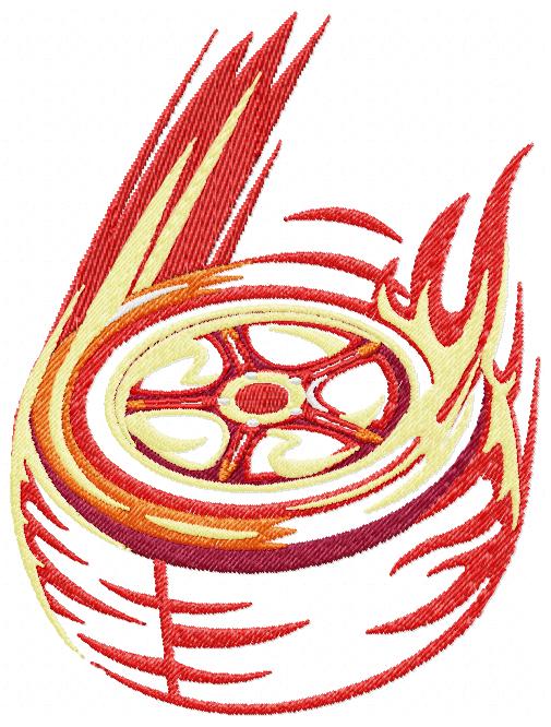 Fire Yoyo Х Free Embroidery Design