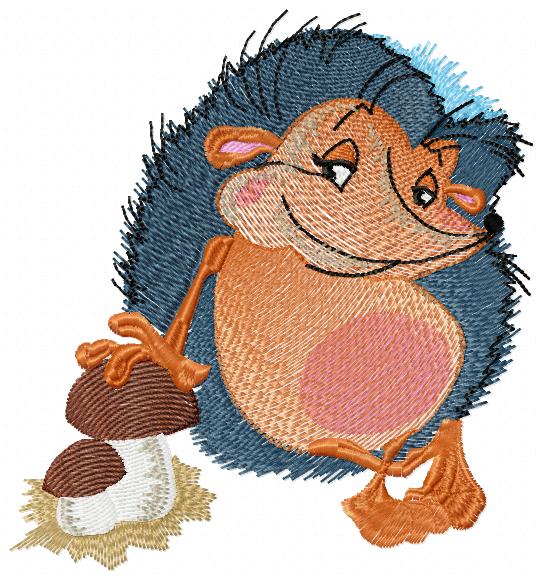 Hedgehog Free Embroidery Design
