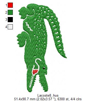 Lacoste Free Embroidery Design
