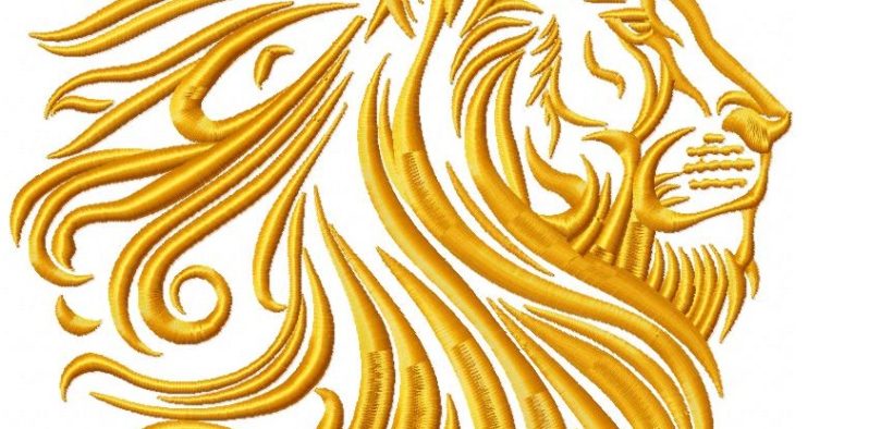 Lionhead Free Embroidery Design