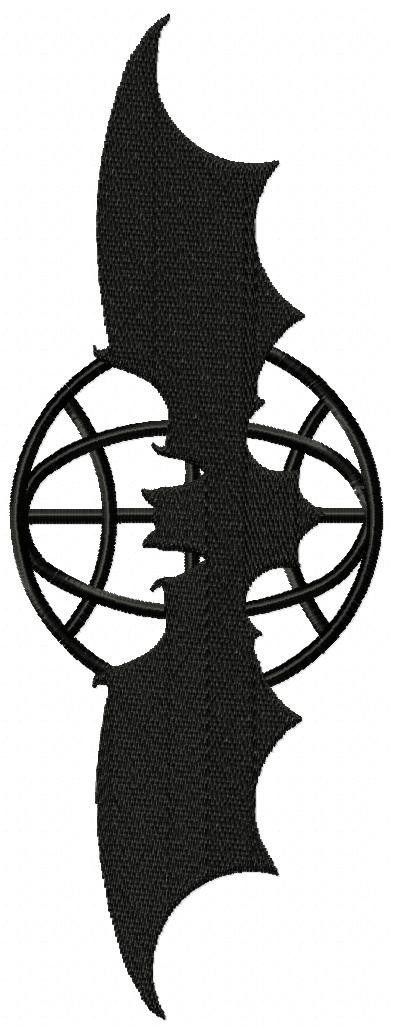 Bat Free Embroidery Design