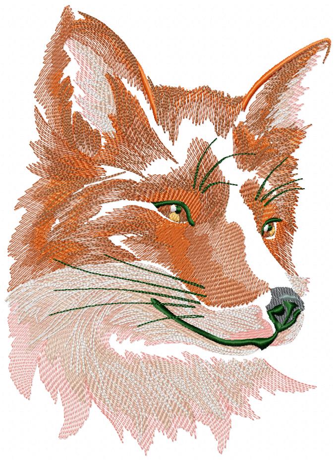 Fox Free Embroidery Design