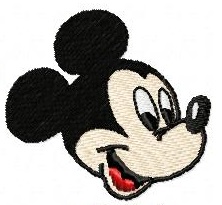 Miky Mouse Free Embroidery Design