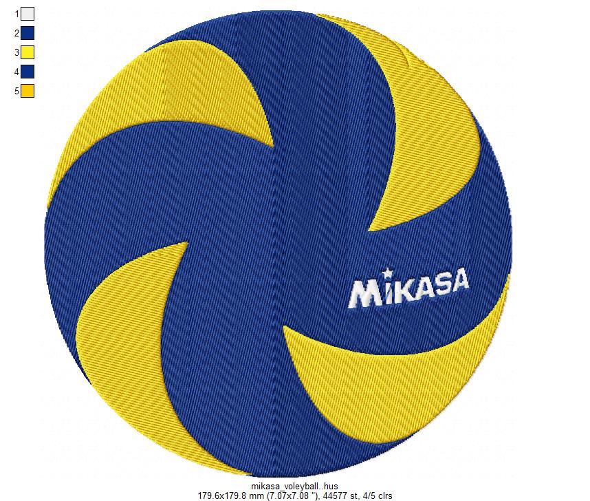 Mikasa Voleyball Free Embroidery Design