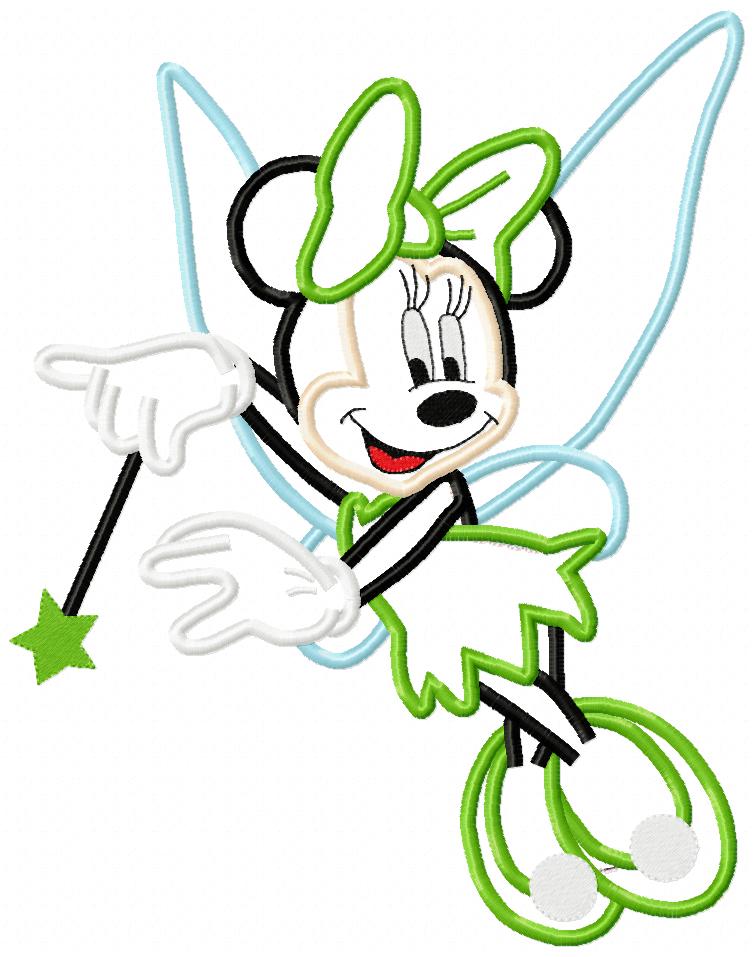 Minnie Tink X Free Embroidery Design