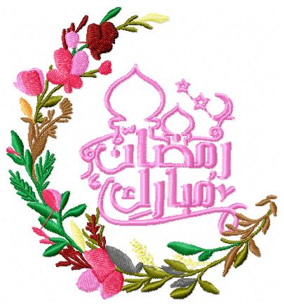 Ramdan Flowers Free Embroidery Design