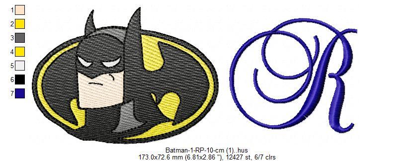 Batman Rp Cm Free Embroidery Design