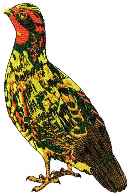 Bird Free Embroidery Design