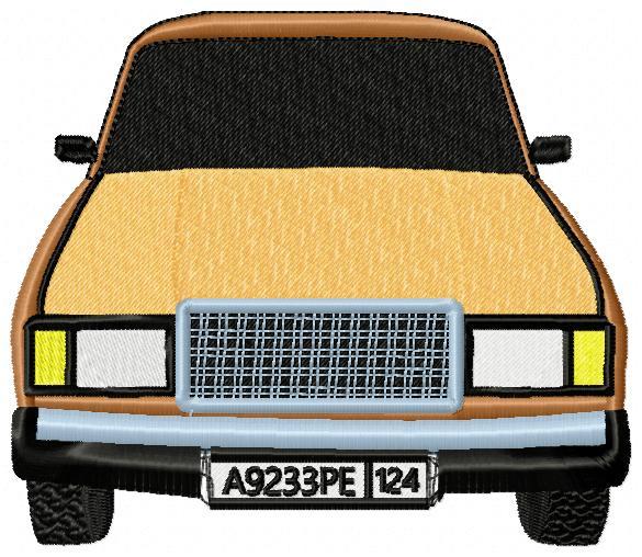 Classic Car Free Embroidery Design