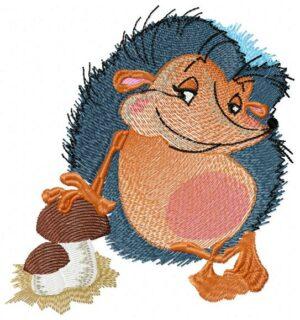Hedgehog Free Embroidery Design