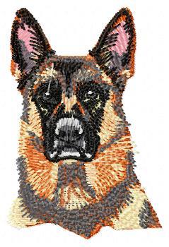 Police Dog Sniffer Mm Free Embroidery Design