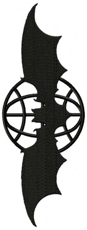 Bat Free Embroidery Design