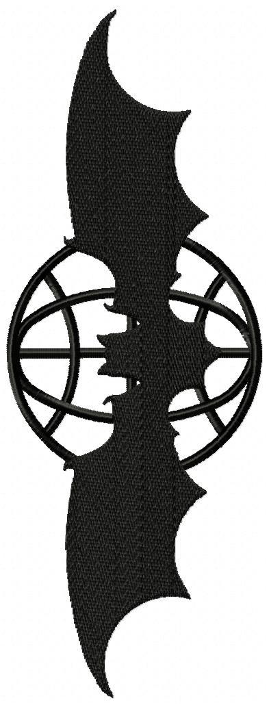 Bat Free Embroidery Design