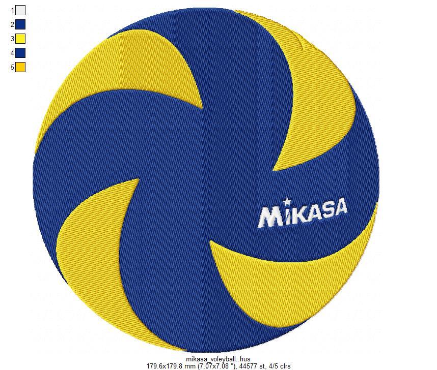 Mikasa Voleyball Free Embroidery Design