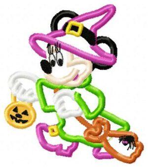 Minnie Witch X Free Embroidery Design