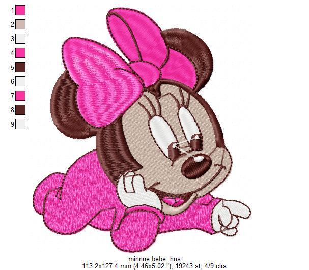 Minnne Bebe Free Embroidery Design
