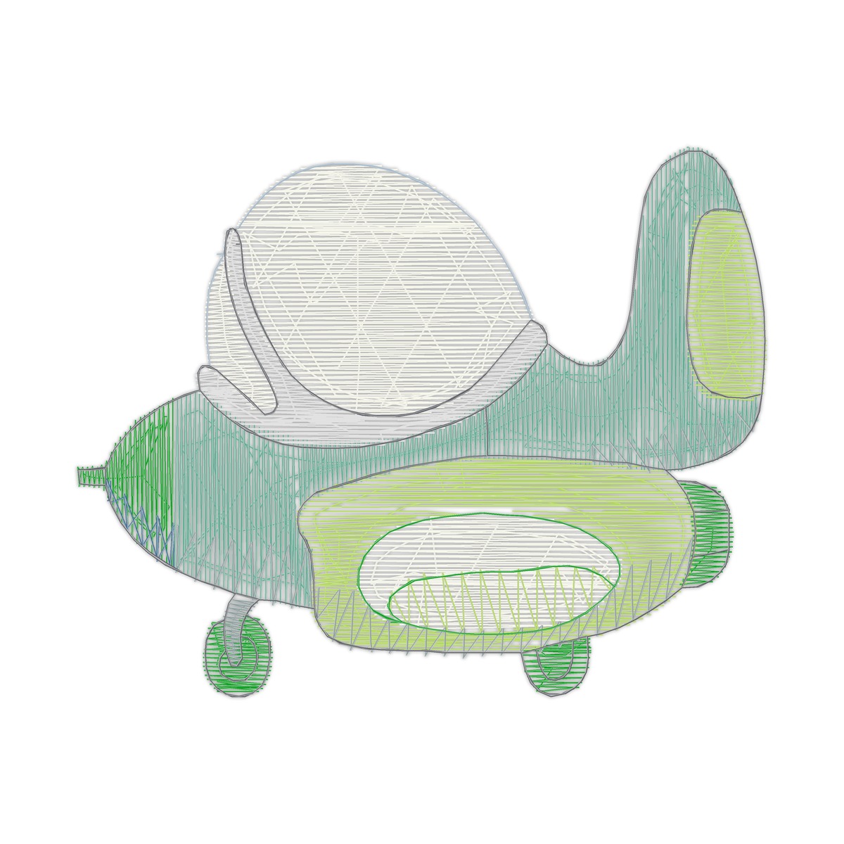 830037900Transport Free free machine embroidery design — 2.72×2.17 in — 5,055 stitches — 12 colors — DST, EXP, JEF, PEC, PES