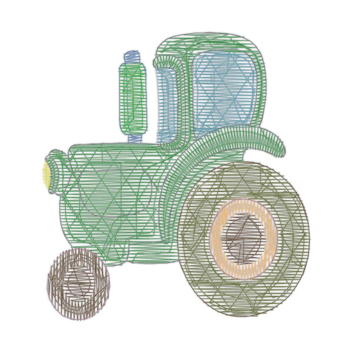 830037900Transport Free free machine embroidery design — 2.07×2.23 in — 5,090 stitches — 15 colors — DST, EXP, JEF, PEC, PES