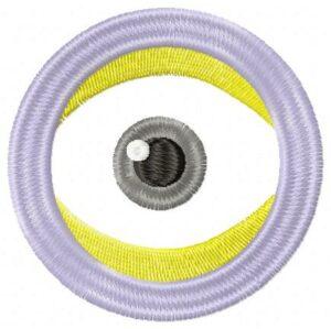 Minion Eye Free Embroidery Design