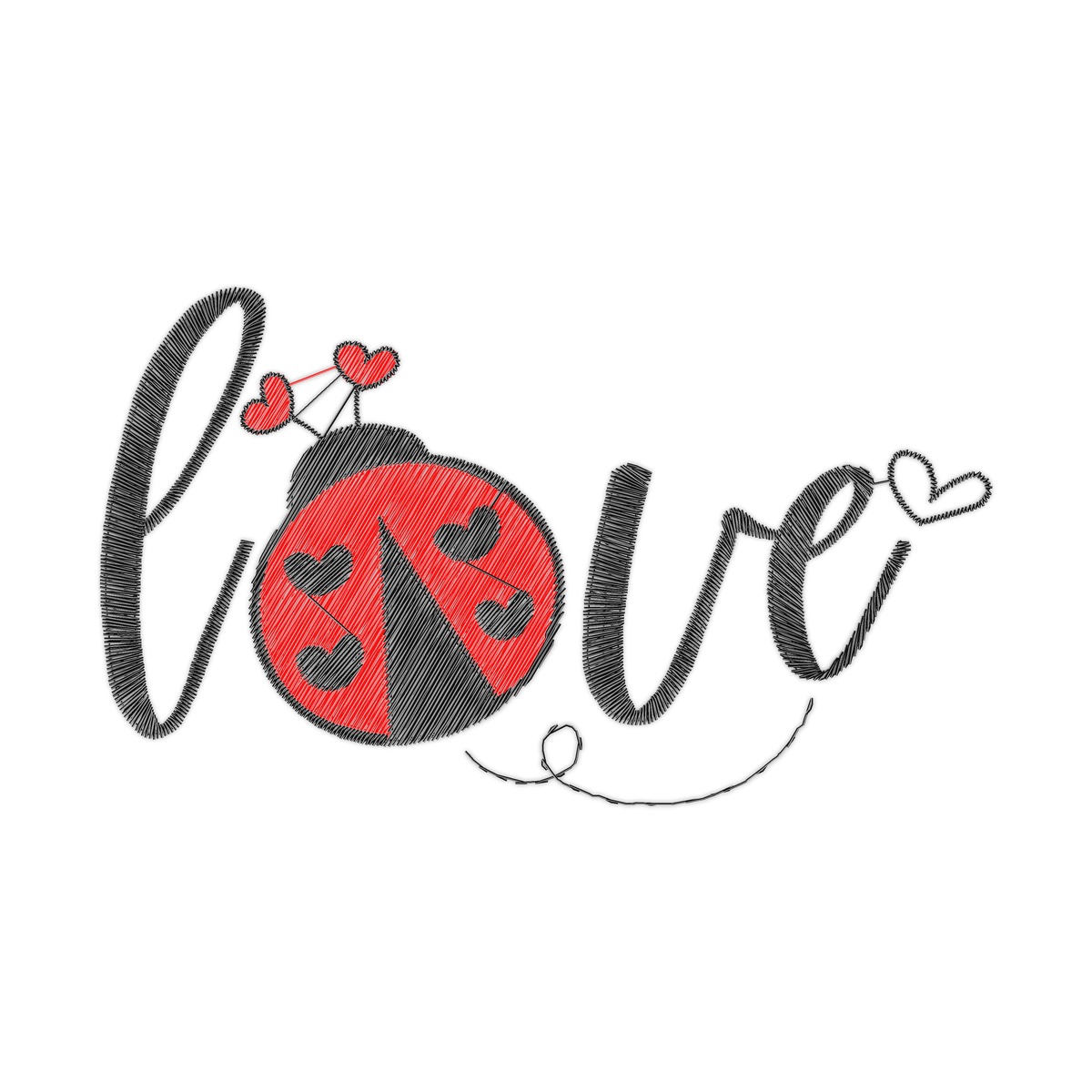 4 Inch Free free machine embroidery design — 4.02×2.33 in — 7,008 stitches — 2 colors — CND, DST, EXP, JEF, PEC