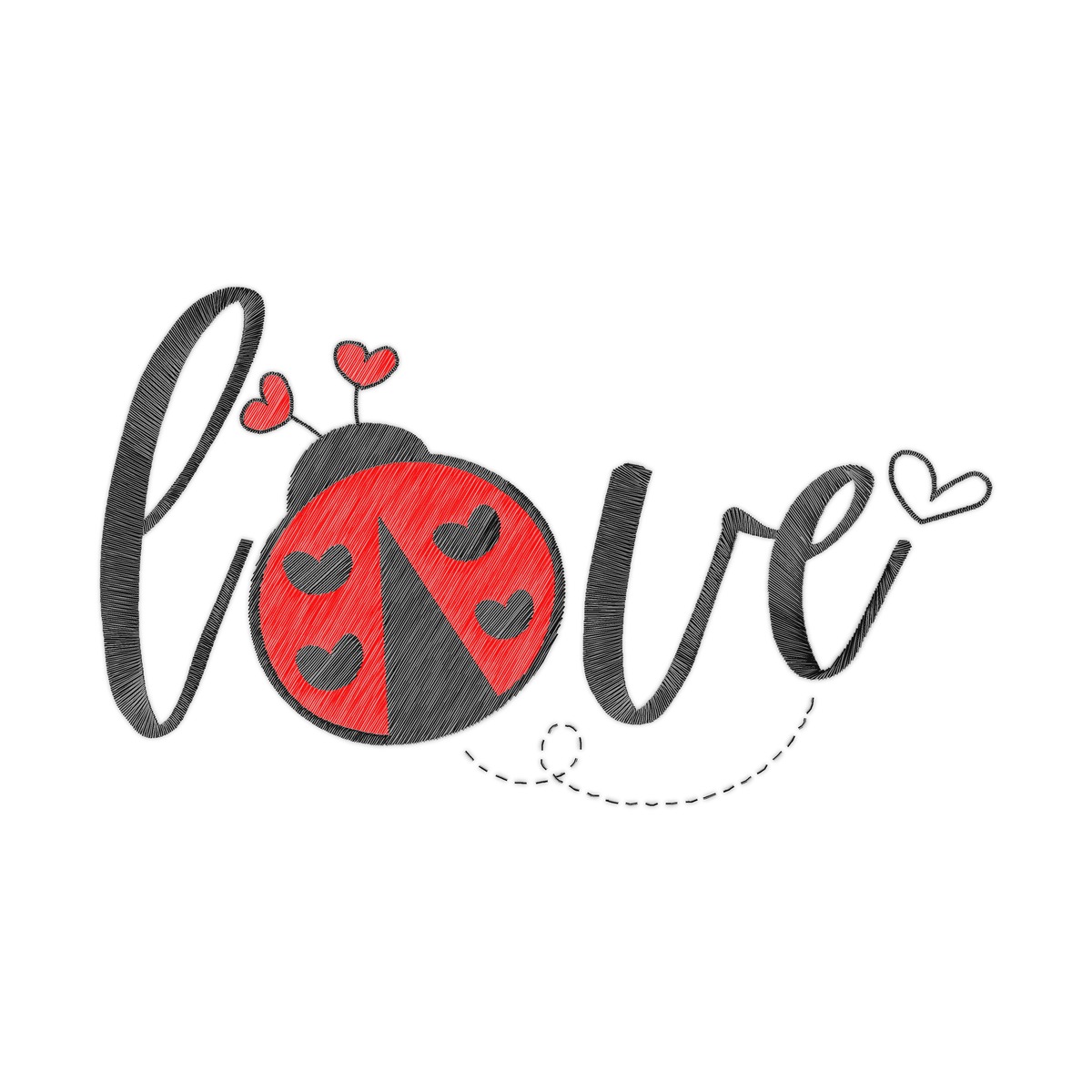 7 Inch Free free machine embroidery design — 7.02×4.07 in — 13,392 stitches — 2 colors — DST, EXP, JEF, PEC, PES