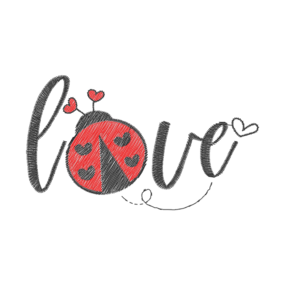 3 Inch Free free machine embroidery design — 3.02×1.75 in — 5,071 stitches — 2 colors — DST, EXP, JEF, PEC, PES