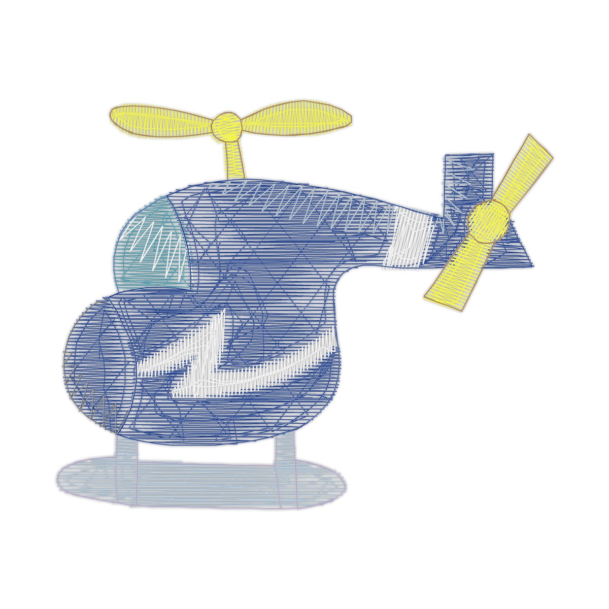 830037900 Transport Linework Design free machine embroidery design — 2.68×2.2 in — 4,427 stitches — 14 colors — DST, EXP, JEF, PEC, PES