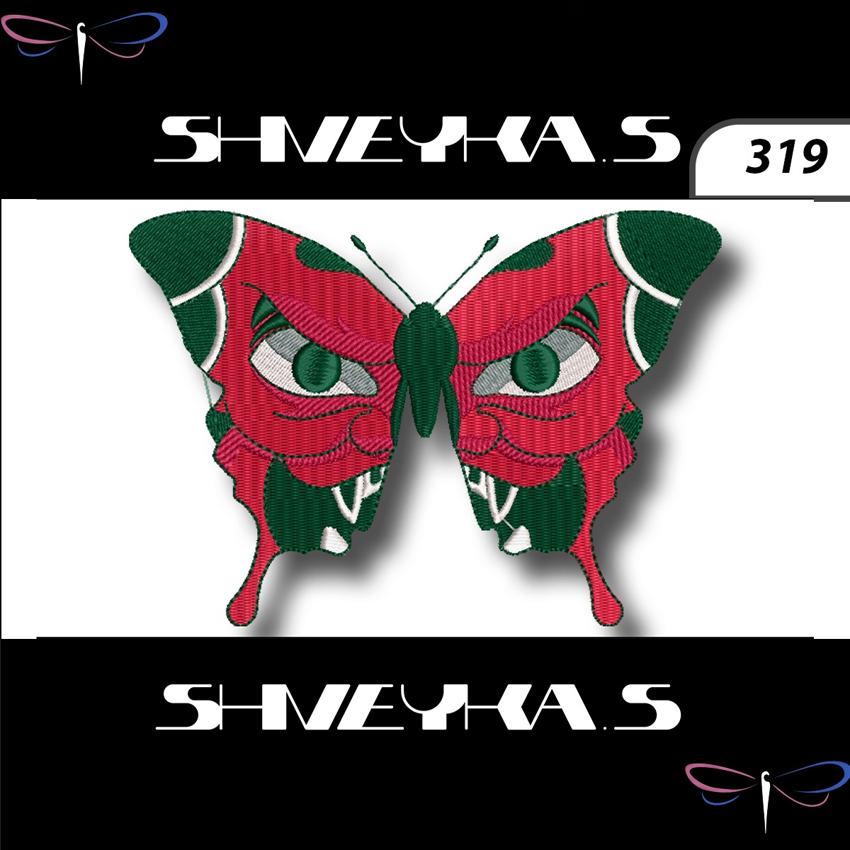 Machine Embroidery Pattern Linework Design free machine embroidery design — 3.6×5.13 in — 18,276 stitches — 7 colors — DST, EXP, HUS, JEF, PES