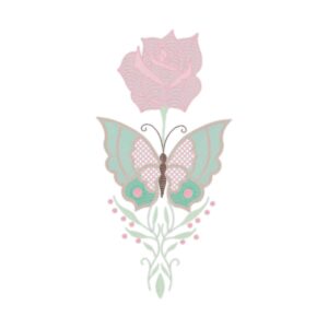 Butterfly Free Machine Embroidery Design