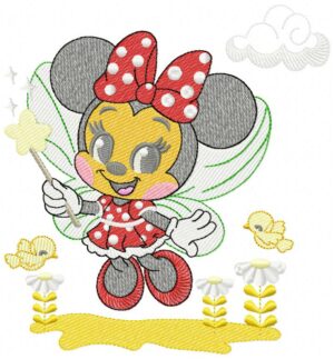 Collection Minnie Free Machine Embroidery Design