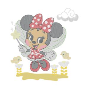 Collection Minnie Free Machine Embroidery Design