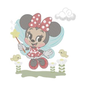 Collection Minnie Free Machine Embroidery Design