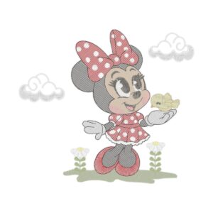 Collection Minnie X Free Machine Embroidery Design